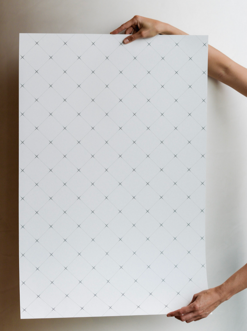 White Tile | Textured Vinyl Photography Backdrop