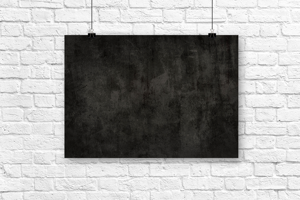 Black + Grey Stone | Flat Lay Backdrop