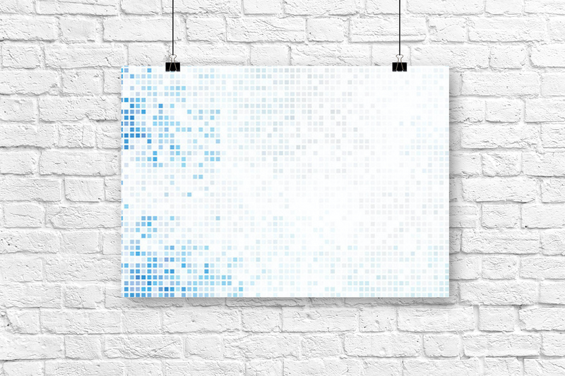 Light Blue Tile Mosaic | Photography Backdrop