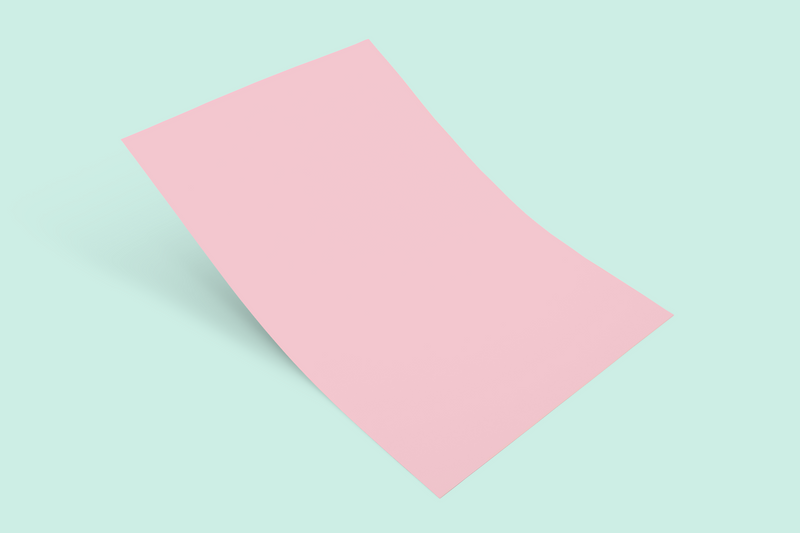 Pink + Light Blue | Flat Lay Backdrop