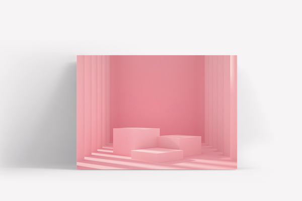 White & Pink Props | Flat Lay Vinyl Backdrop